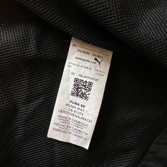 Puma Men’s Hooded Jacket Outerwear Shell; Size Large - Picture 11 of 14